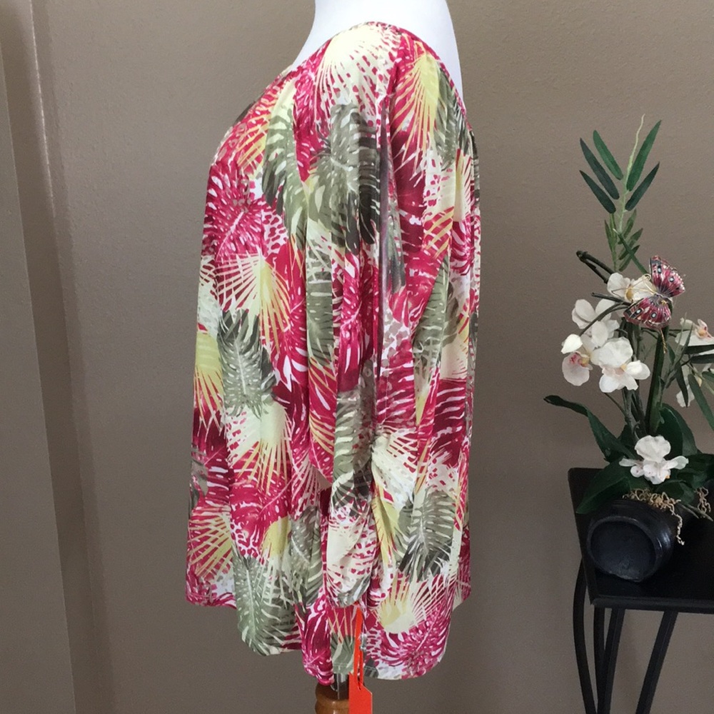 🌷❌SOLD❌NWT 2X Leaf Tunic/Top - Picture 3 of 6